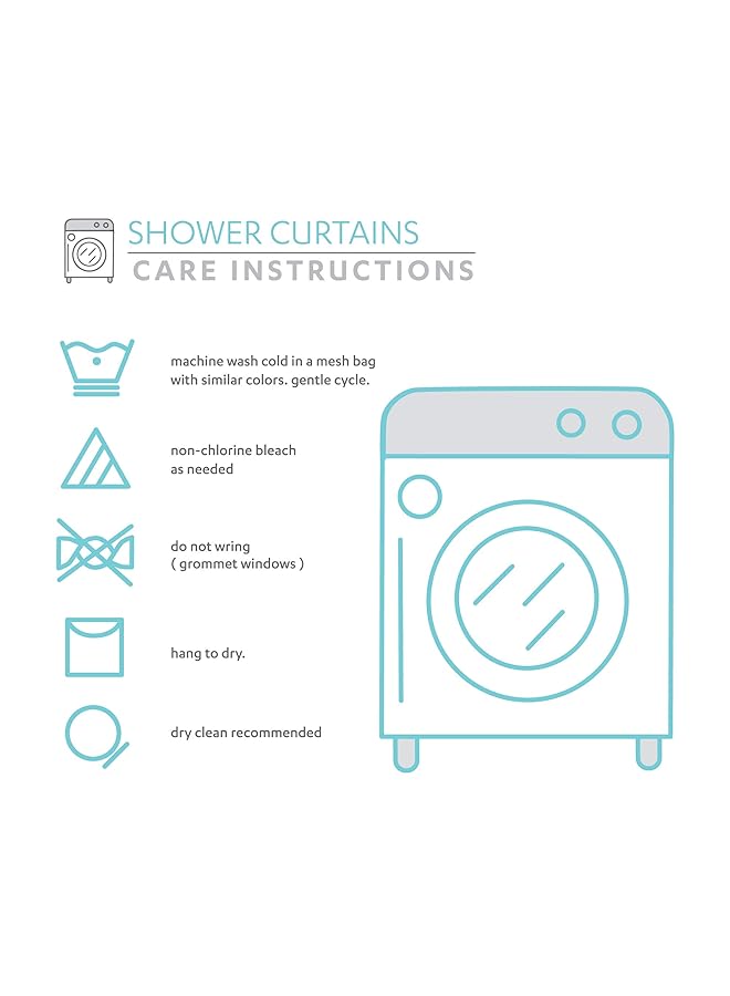 erorex X 72” Blush Ruffle Diamond Shower Curtain Textured Vintage Chic Farmhouse Style Design - Image 5