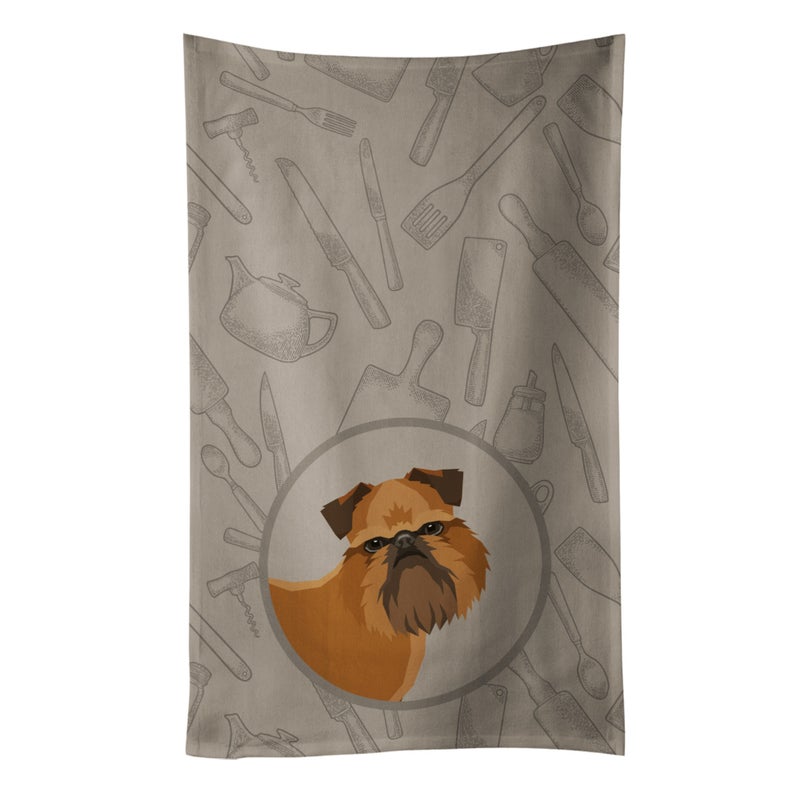 Caroline's Treasures CK2191KTWL Brussels Griffon In the Kitchen Kitchen Towel