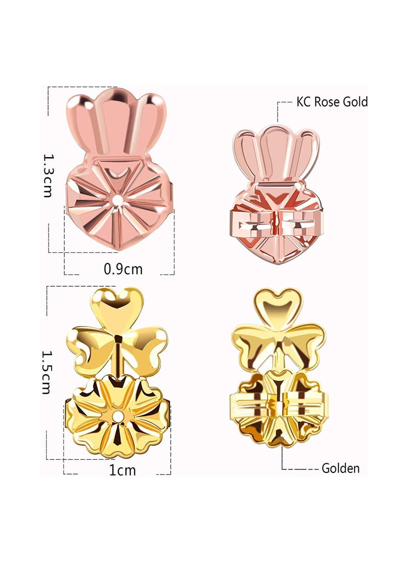 Generic - Adjustable Hypoallergenic Earring Lifters - Secure Replacement Backs for Droopy Ears, Perfect for Heavy Earrings, Provides Comfort and Support. - Image 1