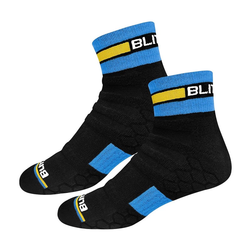 BLITZSOX Hi-Tech Performance Sports Socks for Men (Badminton, Running, Gym & Indoor Training), Pack of 3 - Image 5
