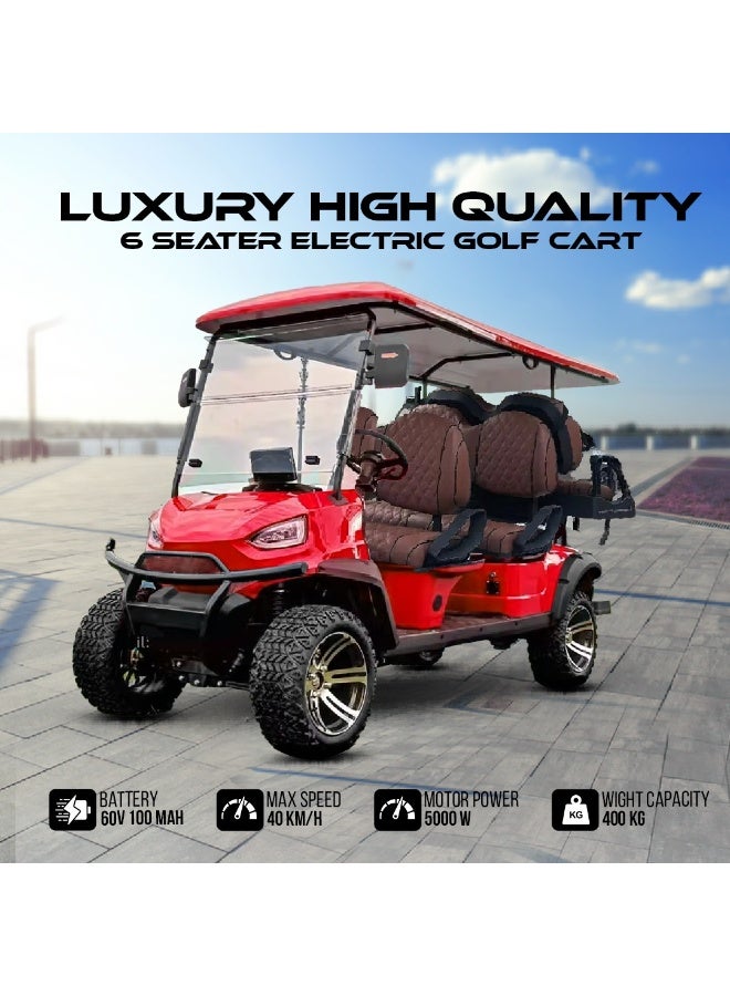 Megawheels Golfzilla Electric Golf Cart 6 Seater Golf Buggy - Image 3
