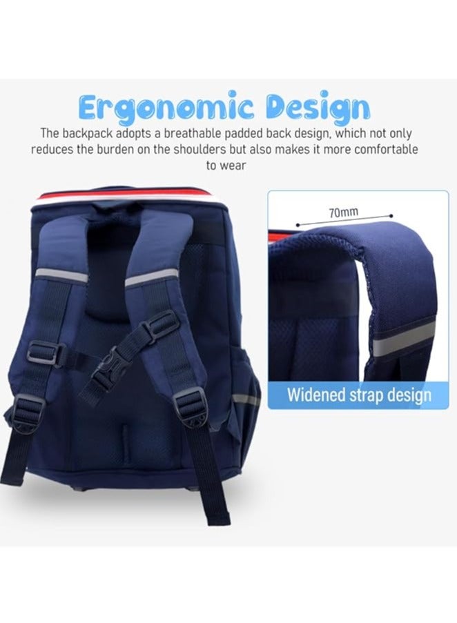  بالي حقيبة ظهر بطبعة دينو أزرق - 14 بوصة - Image 3