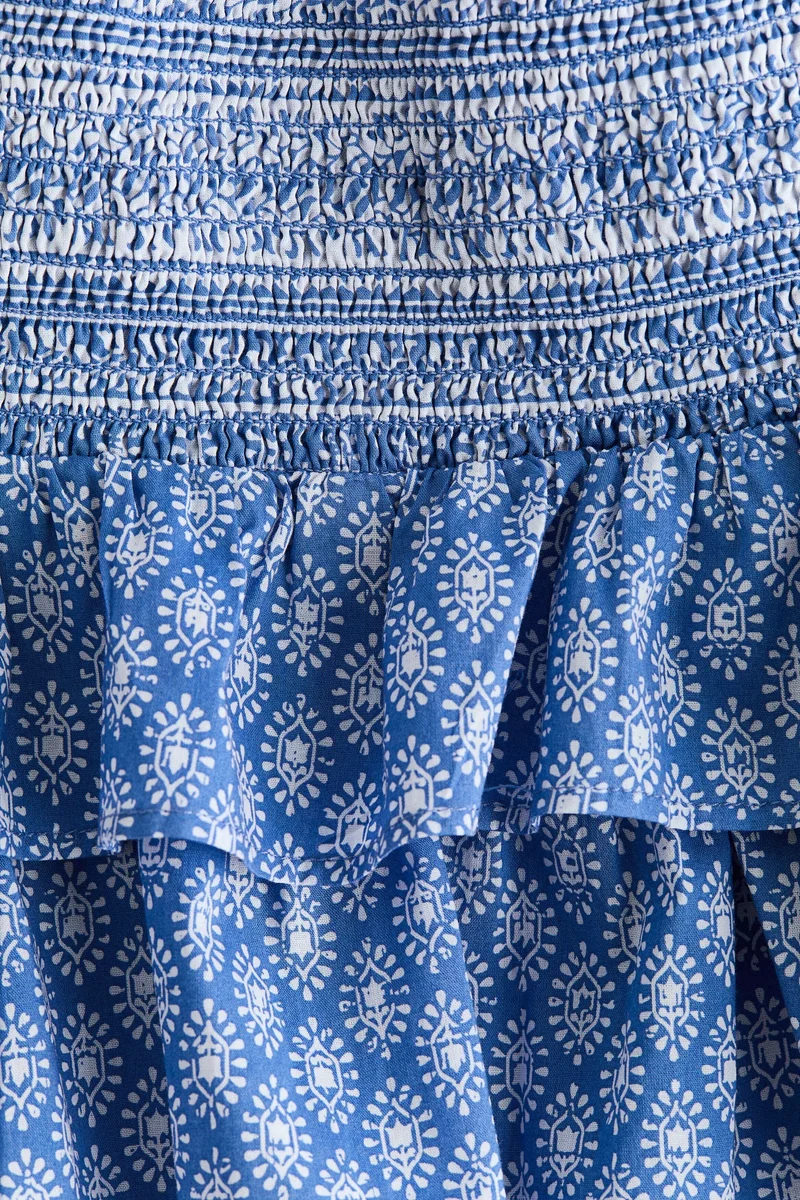 اتش اند ام تنورة قطنية بطبقات متدرجة