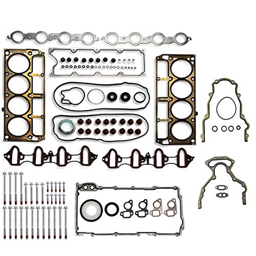 Vincos MLS Full Cylinder Engine Gasket Set with Head Bolts HS26282PT HS26191PT HS54340 CS9284 ES72173 (1st Generation) Compatible with Silverado Tahoe Sierra Yukon Envoy 4.8L 5.3L 2002-2011 - Image 4