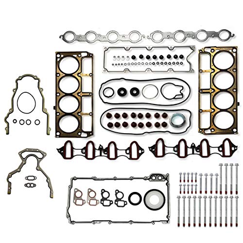 Vincos MLS Full Cylinder Engine Gasket Set with Head Bolts HS26282PT HS26191PT HS54340 CS9284 ES72173 (1st Generation) Compatible with Silverado Tahoe Sierra Yukon Envoy 4.8L 5.3L 2002-2011 - Image 3