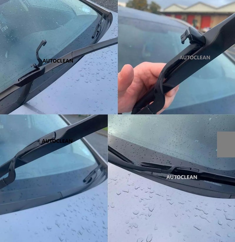 AutoClean شفرة مساحات أمامية هجينة أوتوكلاين بولو أميوا فينتو حجم 24 16-2 قطعة - Image 2