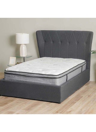 Danube Home Cloud Gel Memory Foam with Pocket Spring Single Mattress Medium Firm Feel Single Bed Mattress Spine Balance For Pressure Relief L190xW90 cm Thickness 28 cm White/Grey - pzsku/ZA86F7A63984B8F2ACB36Z/45/_/1714137468/14164818-2184-421c-a556-40032fc77662