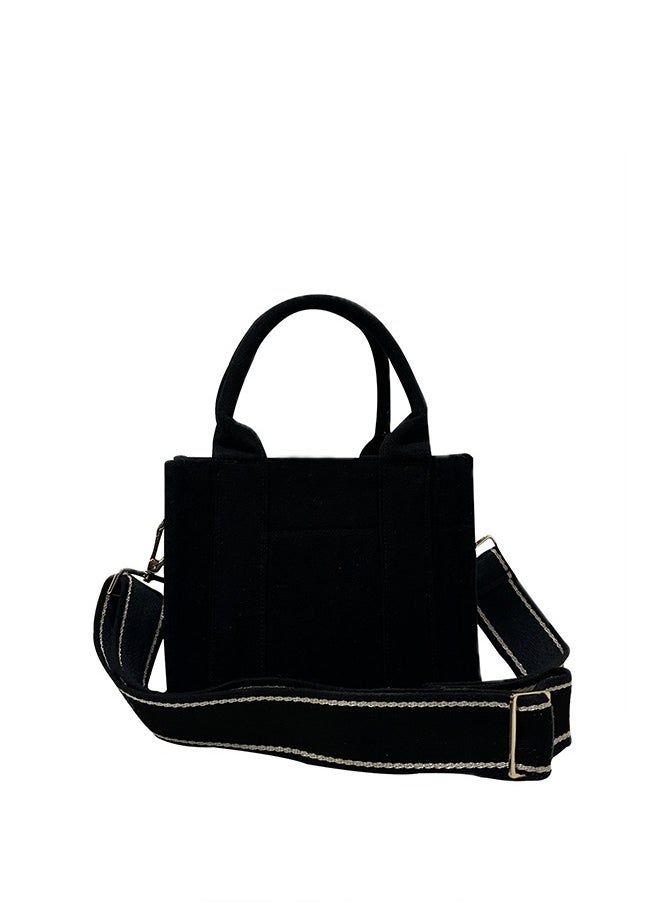 earthbags - Cara Mini Canvas Bag Black - Image 1