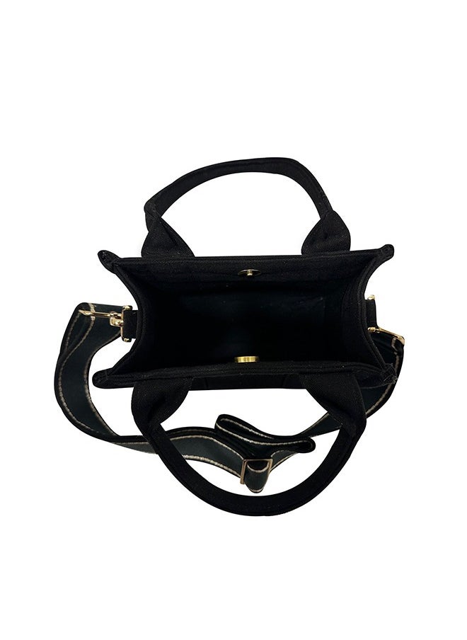 earthbags - Cara Mini Canvas Bag Black - Image 1
