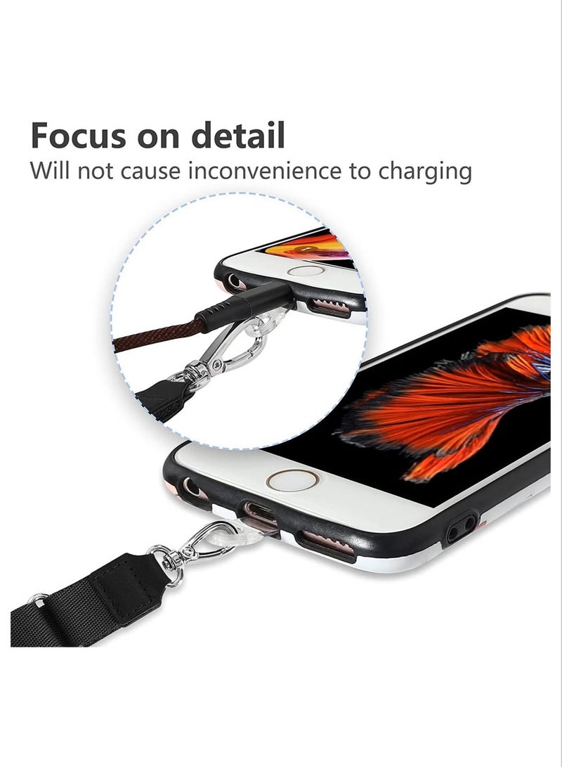 RATSAW Phone Lanyard Universal Phone Lanyard with Adjustable Neck Strap Compatible with Most Smartphones Black - Image 3