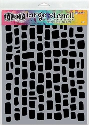Ranger DYS61663 Sugar Lumps Dyan Reaveley's Dylusions Stencils 9"x12" - Image 5