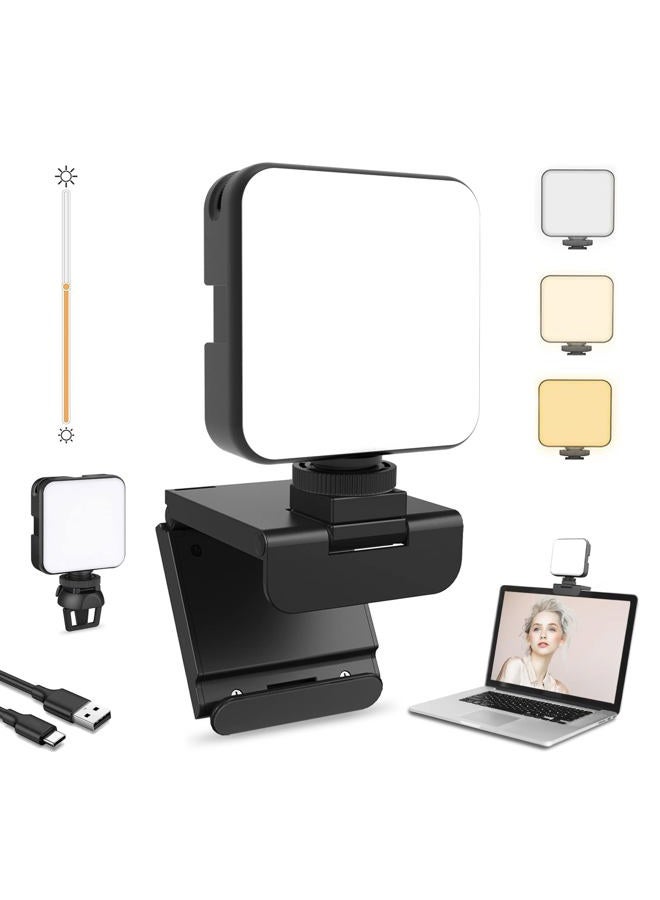 NEXIGO Glow Light for Streamers, Enhanced Video Conference Lighting Kit with Webcam Style Clip, Built-in Battery, Dimmable & Rechargeable, for Streaming, Photography, Vlogging - Image 1