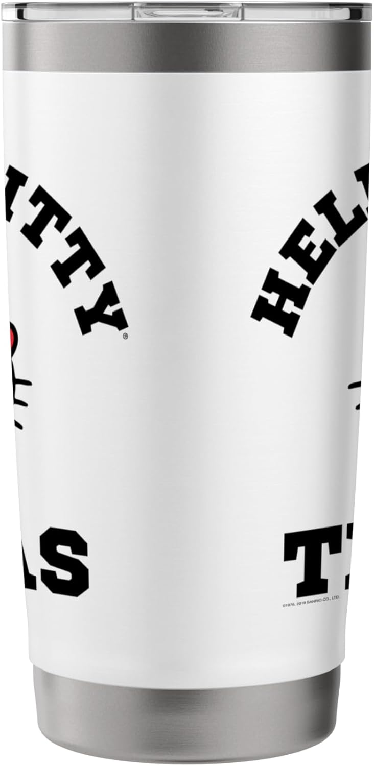 Hello Kitty Hello Kitty Heart of Texas Tee Shirt Stainless Steel Insulated Tumbler  - Image 4