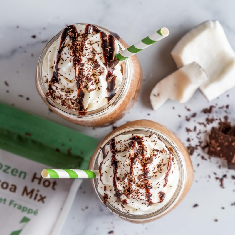 Bare Life: Dairy Free Frozen Hot Cocoa | Blended Premium Frappe Iced Hot Chocolate Smoothie | Vegan, Organic, Gluten Free, Paleo, Lactose Free, Soy Free | 10.16 oz - Image 3