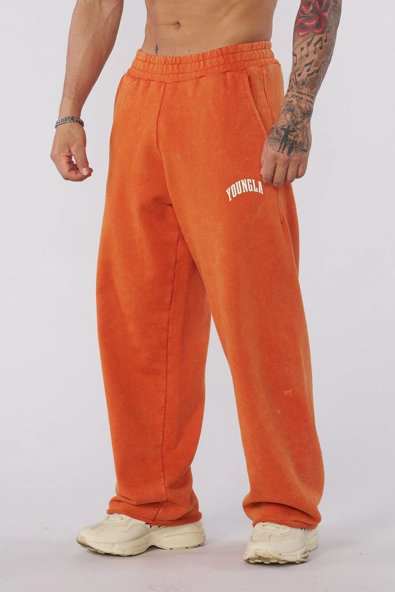 Youngla New Men'S Sports Pants Loose Straight Pants Jogger Gym Sports Fitness Casual Pants - Image 1