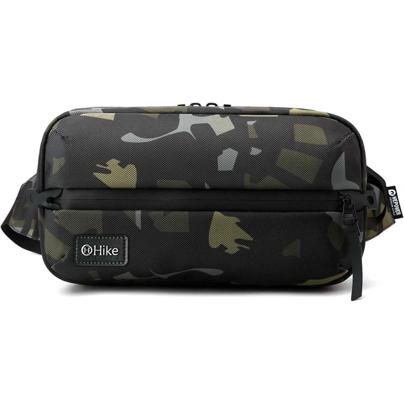 11-inch Waist Bag Anti-Theft Water Resistant Shock Proof Business Leisure Crossbody Chest Bag for Men and Women, HK2121 - Image 1