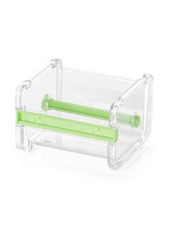 Creative Paper Cutter Office Stationery Transparent Tape Holder Storage Box Specialized for Washi Tape And Office Supplies green cutter