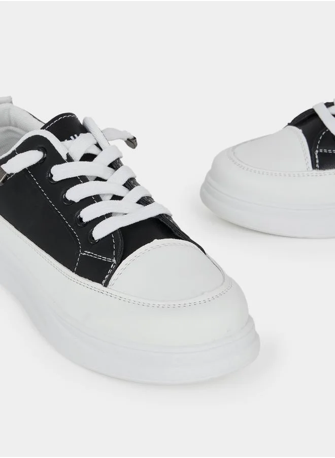 Styli Solid Platform Casual Shoes