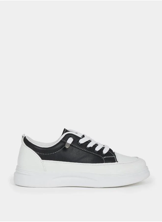 Styli Solid Platform Casual Shoes