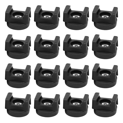 dcvbny Magnetic Cable Zip Tie Base, Heavy Duty 18lbs Vertical Tension, Multipurpose Wire Clips Management Holder, Supplies for Electrical Cable Wire Organization (22mm, Count, 20) - Image 1