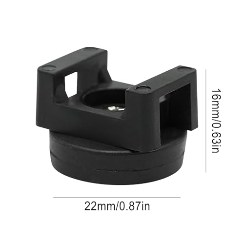dcvbny Magnetic Cable Zip Tie Base, Heavy Duty 18lbs Vertical Tension, Multipurpose Wire Clips Management Holder, Supplies for Electrical Cable Wire Organization (22mm, Count, 20) - Image 2