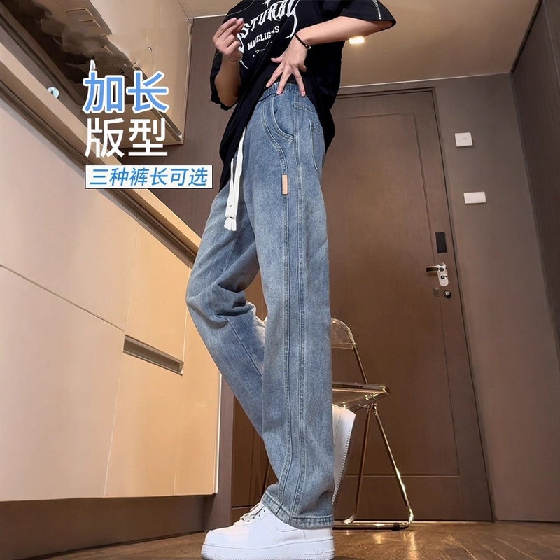 Unisex Classic Denim Jeans Loose Fit Daily Outdoor Wear - Image 2