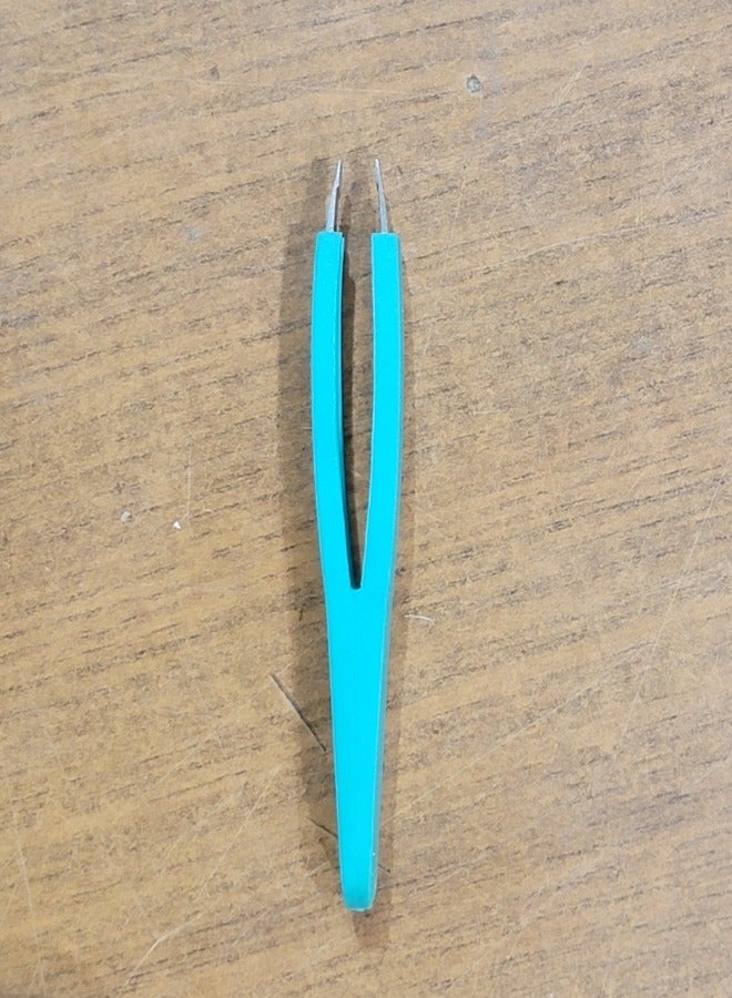 1pc stainless steel eyebrow and body tweezers silicone cover - Image 3
