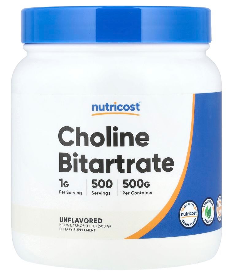 Choline Bitartrate Unflavored 17.9 oz (500 g)