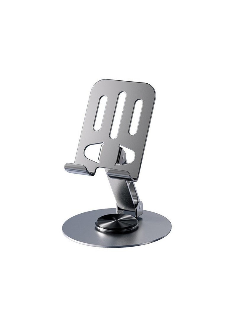 طقم حامل هاتف وجهاز لوحي – حوامل معدنية قابلة للتعديل والطي بزاوية دوران 360°، زوايا مشاهدة متعددة، قاعدة غير قابلة للانزلاق، متوافق مع iPhone 16 Pro Max و iPad وجميع الأجهزة (5–12.9 بوصة) - Image 2