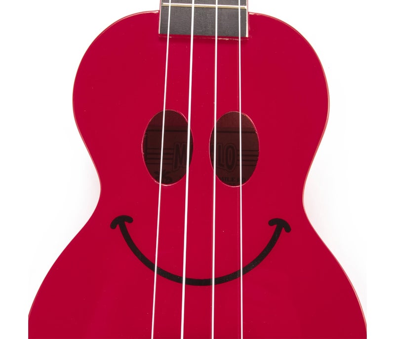 Mahalo Ukulele Soprano U-Smile Series Red with Bag - Image 4