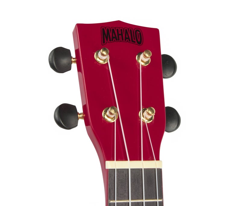 Mahalo Ukulele Soprano U-Smile Series Red with Bag - Image 3