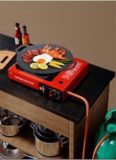 Arabest Portable Gas Stove 2900w Fire Power Dual Inlet Design Suitable For Travelling And Outdoor Places  - Image 2