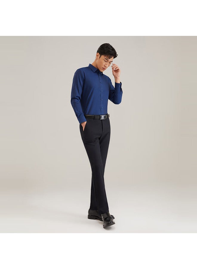 Youngor Dp Non-iron Long Sleeve Shirt Autumn Winter New Business Casual Pure Cotton Oxford Shirt 170048 - Image 1