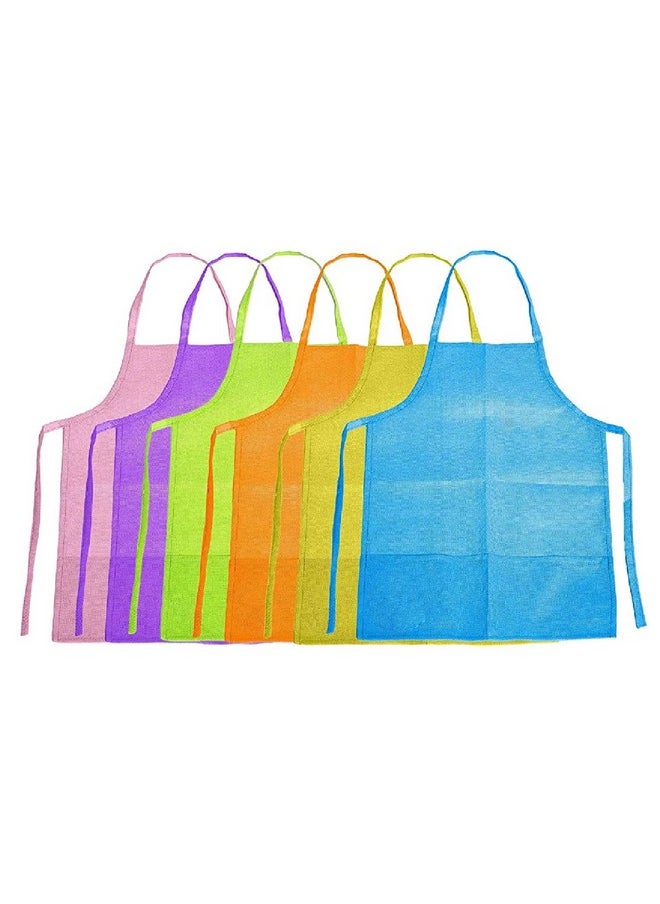 HomeStrap - HomeStrap Multipurpose Kids Apron for Cooking, Painting, and School 5 to 10 yrs child (Pack of 12) - Image 1
