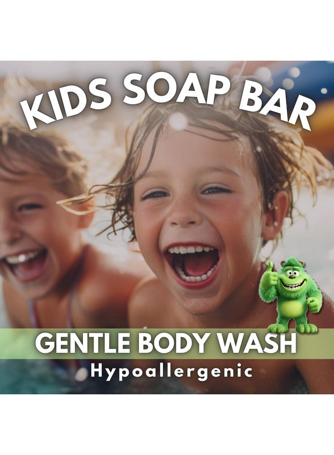 KELEBS Hypoallergenic Kids Soap Bar 9 Bars - Organic & Gentle Chamomile Body Wash for Children - Natural Ingredients, Fun Bath Time | Value pack - Image 2