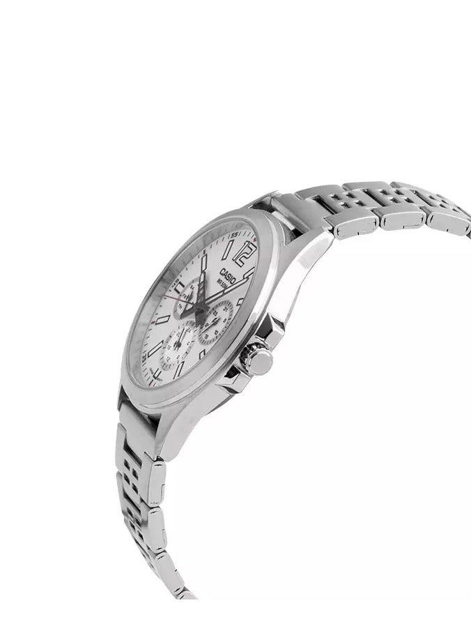 Casio MTP-E350D-7BVDF Sporty White Dial Men's Watch - Image 2