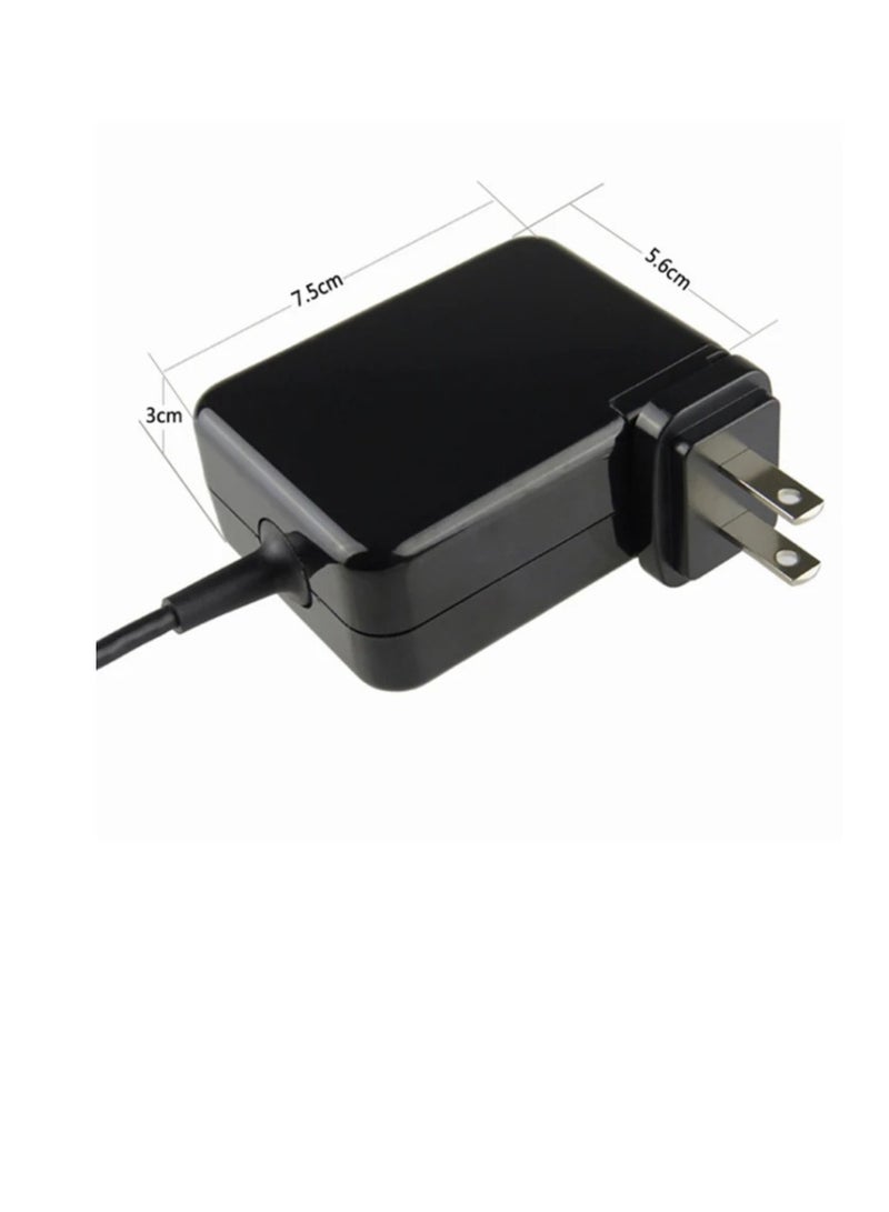 Terabyte 19.5V 1.2A 24W Laptop Power Adapter Wall Charger for Dell Venue 11 Pro(EU Plug) - Image 2