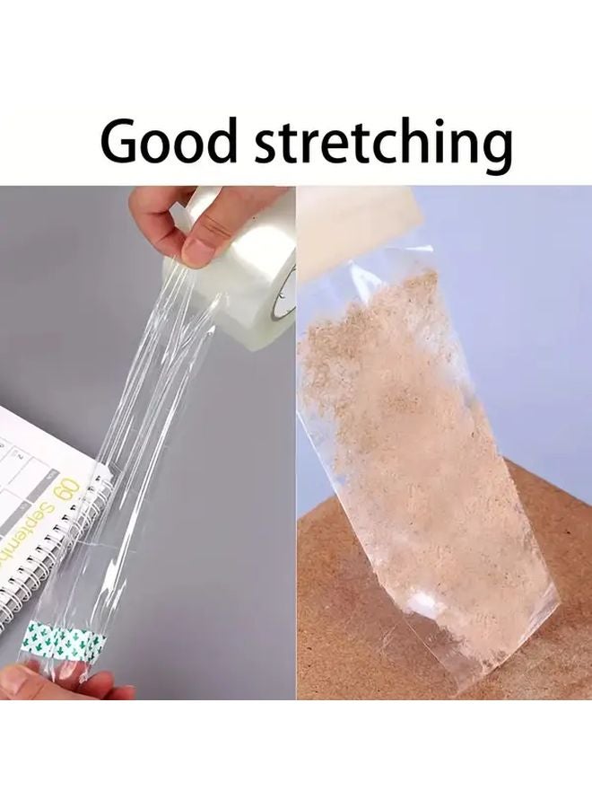 3 قطع شريط تغليف ثقيل 90 ياردة شفاف مقاوم للماء ذو لاصق قوي مع موزع - Image 3