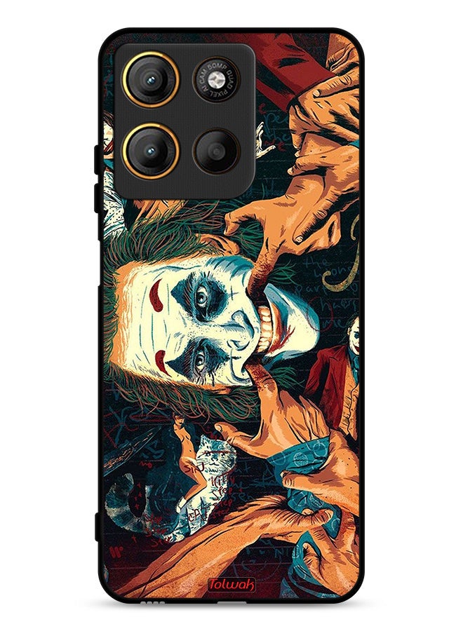Tolwak Motorola Moto G15 Protective Case Cover Joker Art
