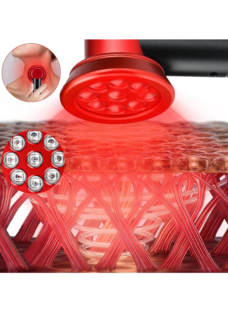 General - Red Light Therapy, portable handheld LED light therapy device, 3 modes, 630/660/850 nm wavelengths, for deep relief of muscle and joint pain in the body, facial skin treatments - Image 1