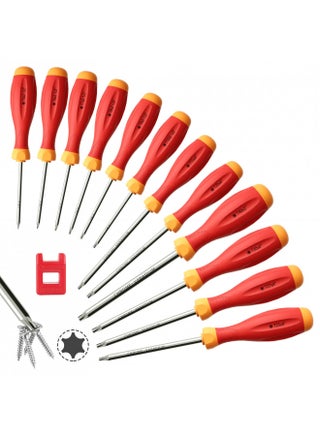 XOOL Torx Screwdriver Set, 12 in 1 Magnetic Torx Screwdrivers with T5 T6 T7 T8 T9 T10 T15 T20 T25 T27 T30 T40 Star Screwdrivers Set for Repair Domestic appliances, Furniture, Automobile - pzsku/ZA8707870904FB24BC35FZ/45/_/1731077919/5716b0be-20a4-4169-9995-5636c33ae870