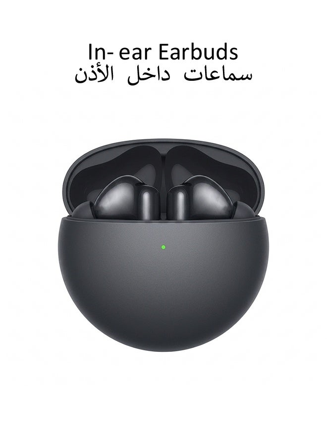 Tempo True Wireless In-Ear Earbuds, Adaptive Noise Reduction, IP54 Sweatproof Fast Charge, For Commute Office Gym Driving Study Travel Black Earphones - Image 2