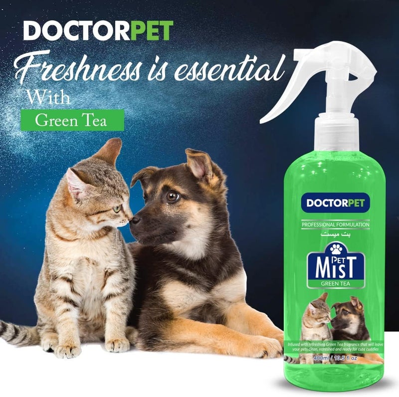 DoctorPet Doctor Pet Green Tea Fragrance Mist Cologne 400ML - Image 3