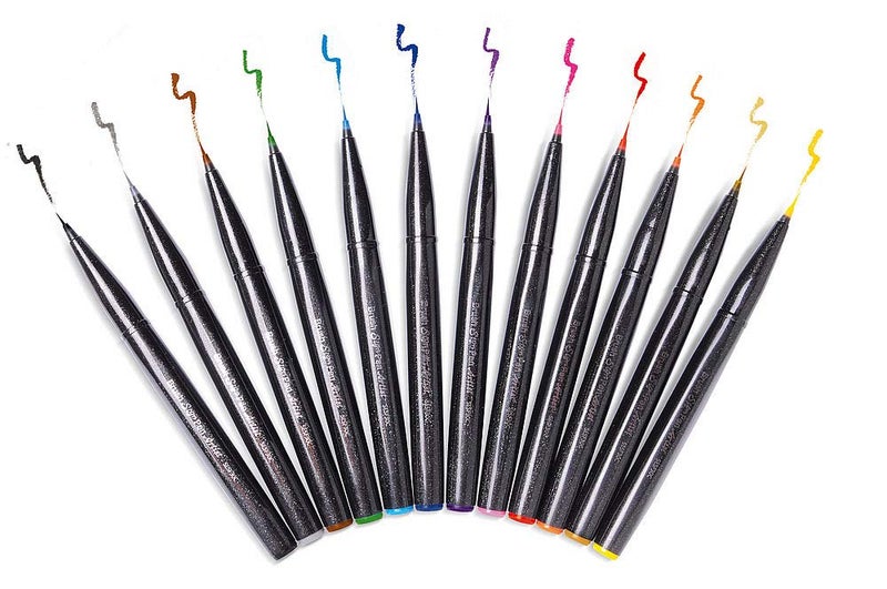Pentel SESF30 °C AX Extra Fine Paint Brushes (Set of 1, Black - Image 2