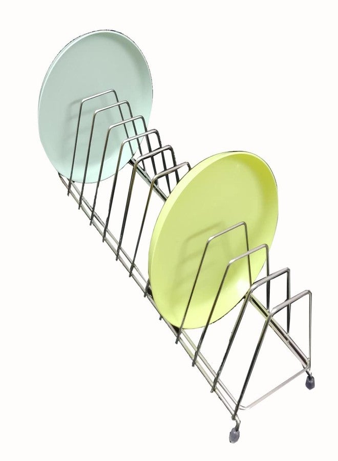 Yes Kitchen Thali Rack,Dish Rack,Plate Stand,Dish Stand Lid Utensil 12 Section Plate Kitchen Dish Rack - Image 3