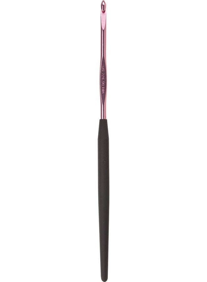 Susan Bates Silvalume Soft Handle Aluminum Crochet Hook 5.5"-size 7/4.5mm - Image 2