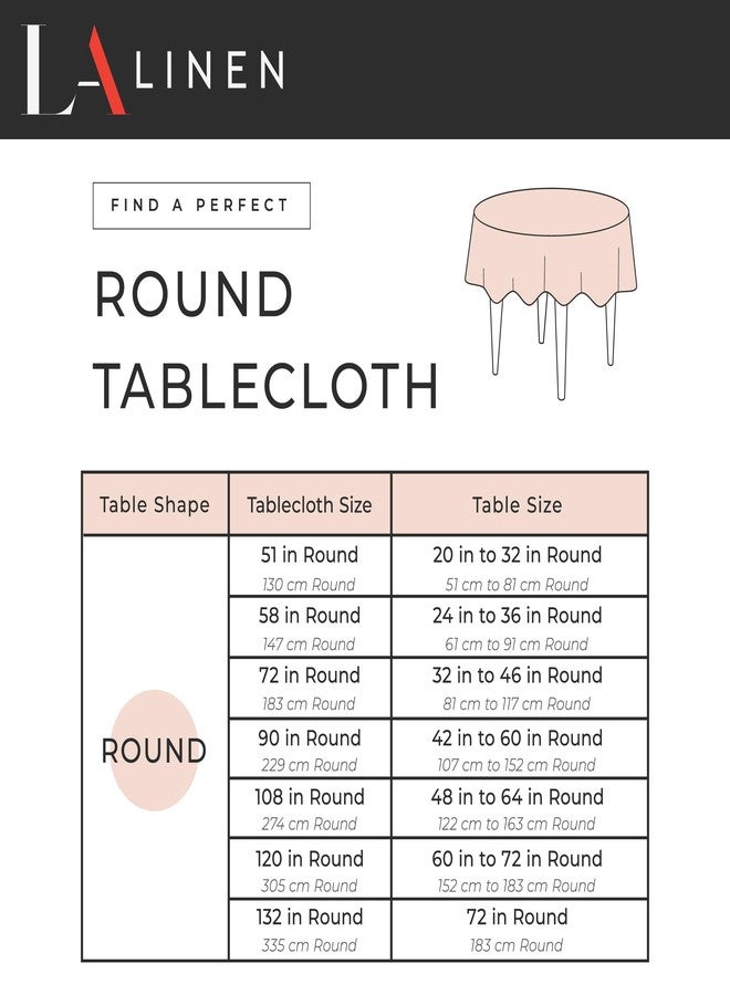 LA Linen TCcheck120R-PinkK37 Polyester Gingham Checkered Tablecloth, White & Pink - 120 in. Round - Image 2