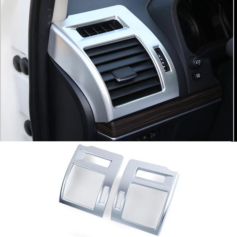 QASULER ABS Chrome Dashboard Air Vent Trim Cover - Image 4