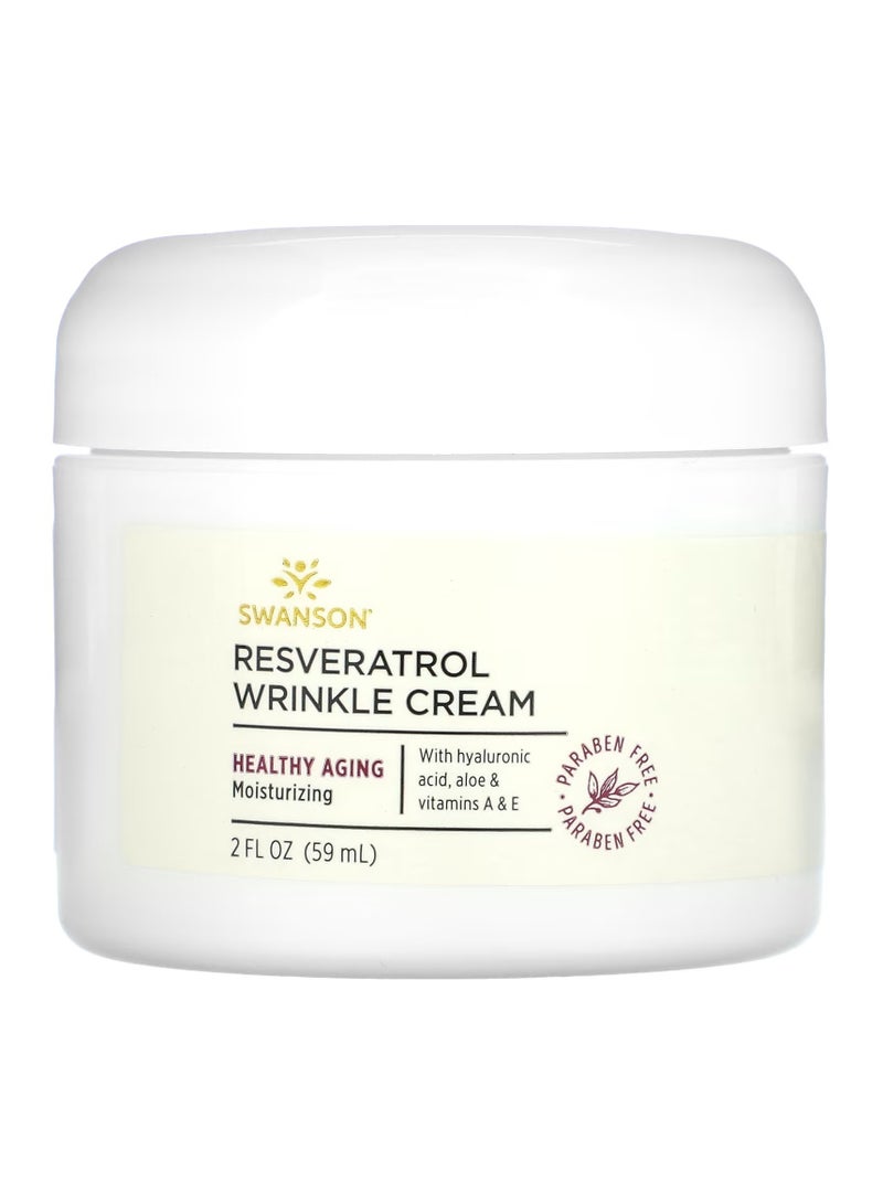 سوانسون، كريم ريسفيراترول للتجاعيد، 2 أونصة سائلة (59 مل)