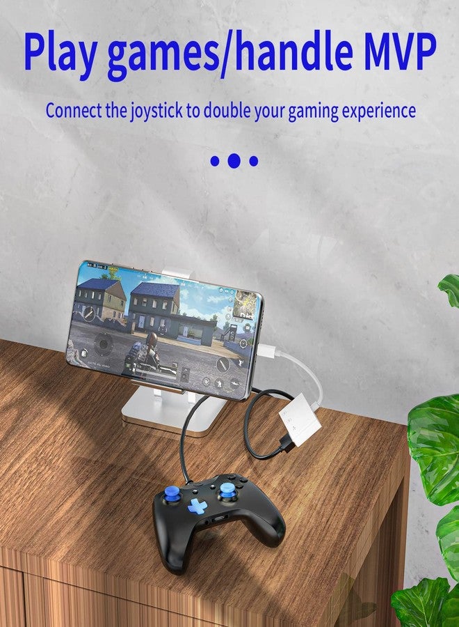 HOYULLI USB C Hub TF Micro SD Card Reader for Apple for iPhone15 Pro Max for iPad USB 3.0 Port Docking Station Multiport Adapter for MacBook compatible for Samsung Type-C Thunderbolt Flash Drive Memory Dongle - Image 4